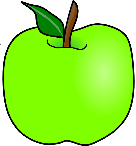 Green Delicious Apple Clip Art - Green Apple Cartoon Clipart - Free Transparent PNG Clipart Images Download. - Transparent PNG Free Download