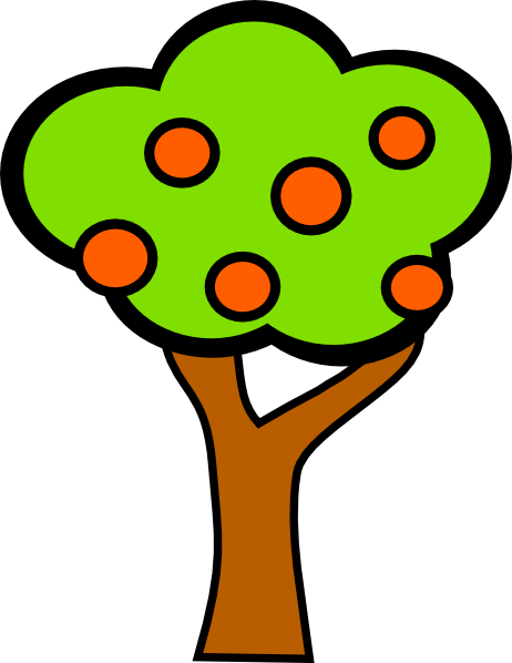 Apple Tree Clip Art At Clker - Apples On A Tree Cartoon - Free Transparent PNG Clipart Images Download. - Transparent PNG Free Download
