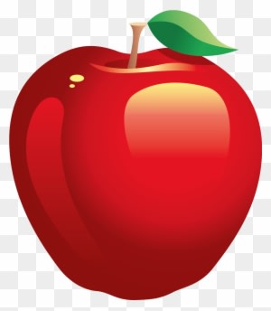 Large Painted Red Apple Png Clipart - Transparent Background Apple Clip Art - Free Transparent PNG Clipart Images Download. - Transparent PNG Free Download