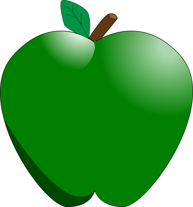 Green Apple - Cartoon Green Apples - Free Transparent PNG Clipart Images Download. - Transparent PNG Free Download