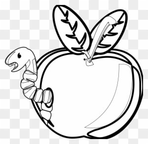 Apple Black And White Apple Black And White School - Rotten Apple Black And White - Free Transparent PNG Clipart Images Download. - Transparent PNG Free Download