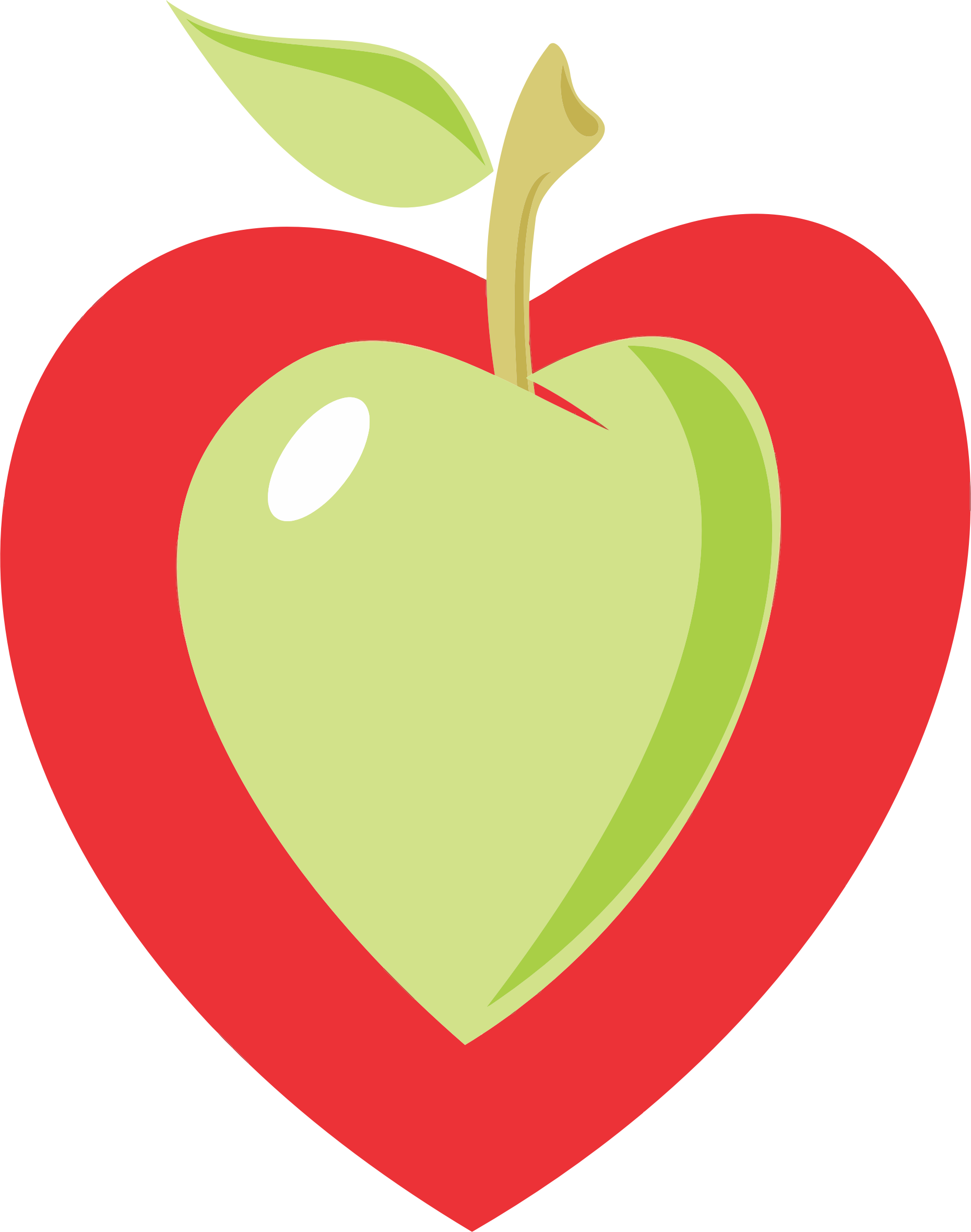 Apple Heart Clipart - Heart Apple - Free Transparent PNG Clipart Images Download. - Transparent PNG Free Download
