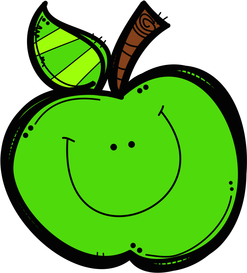 Happy Apple Clipart Clipground - School Apple Clipart - Free Transparent PNG Clipart Images Download. - Transparent PNG Free Download