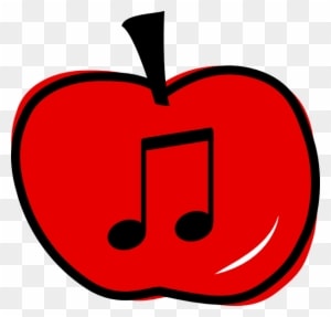 Apple Eighth Notes Clip Art At Clker Com Vector Online - Ten Apples Up On Top Apples - Free Transparent PNG Clipart Images Download. - Transparent PNG Free Download