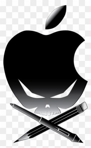 Skull Apple Logo - Apple Logo Vector - Free Transparent PNG Clipart Images Download. - Transparent PNG Free Download