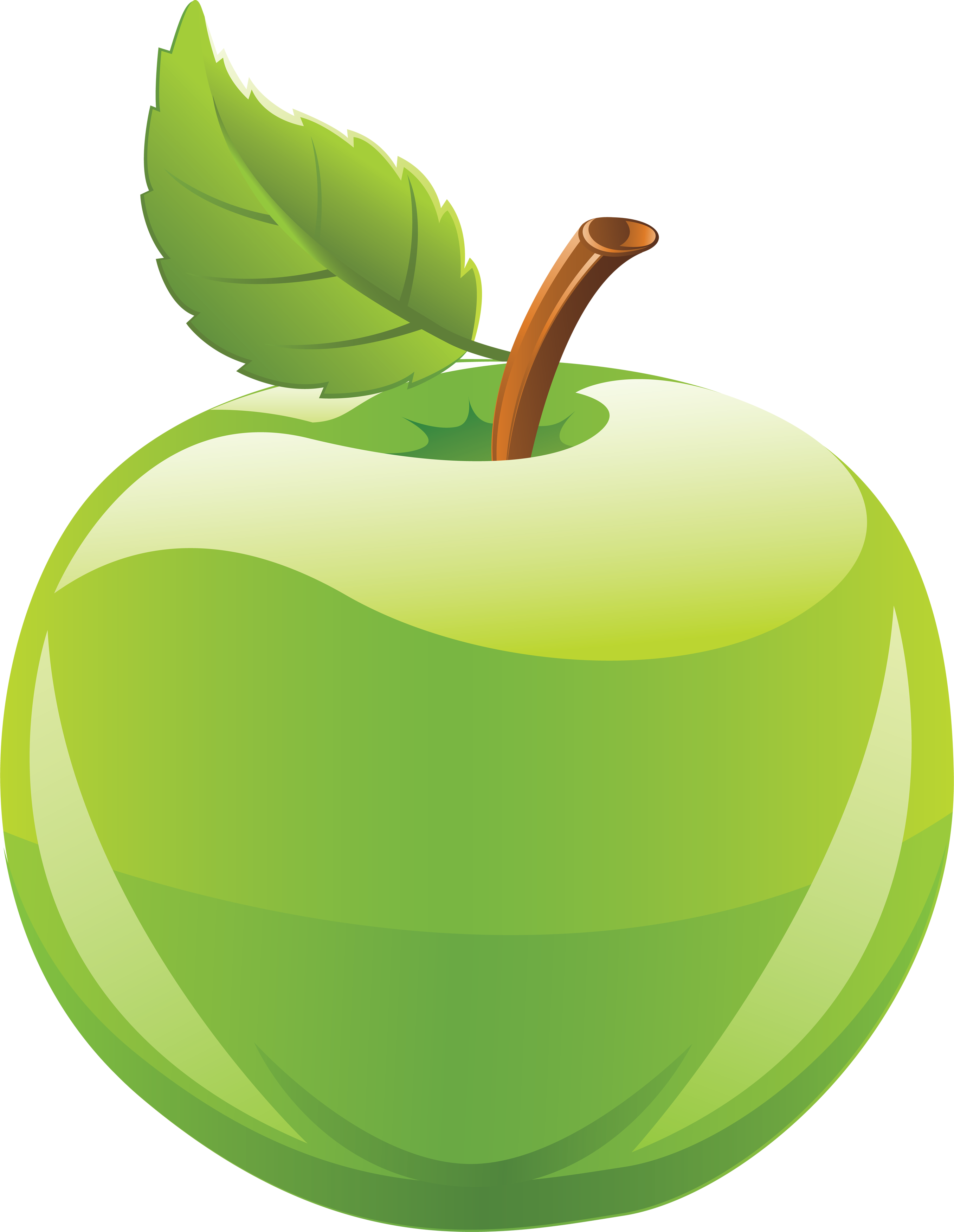 Fruits Green Apple Clipart - Green Apple Clipart Png - Free Transparent PNG Clipart Images Download. - Transparent PNG Free Download