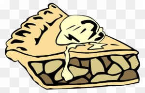 Apple Pie Pie A La Mode Slice Serving Dess - Apple Pie Clip Art - Free Transparent PNG Clipart Images Download. - Transparent PNG Free Download