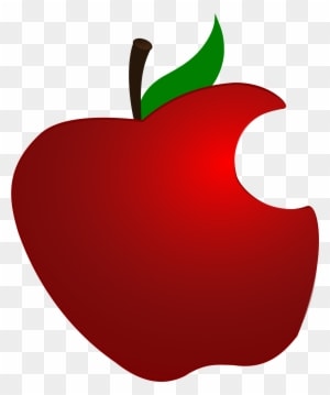 Clip Art Of A Bitten Apple Clipart With Bite - Apple With A Bite - Free Transparent PNG Clipart Images Download. - Transparent PNG Free Download