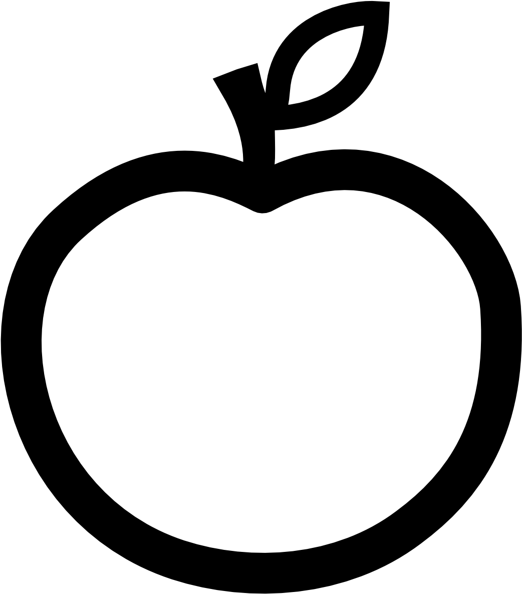 White Apple Cliparts Free Download Clip Art Free Clip - White And Black Apple - Free Transparent PNG Clipart Images Download. - Transparent PNG Free Download
