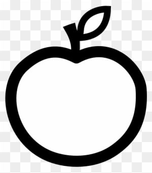 White Apple Cliparts Free Download Clip Art Free Clip - White And Black Apple - Free Transparent PNG Clipart Images Download. - Transparent PNG Free Download