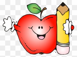 Brookside Christian Elementary School Serves Students - Pencil Apple Clip Art - Free Transparent PNG Clipart Images Download. - Transparent PNG Free Download