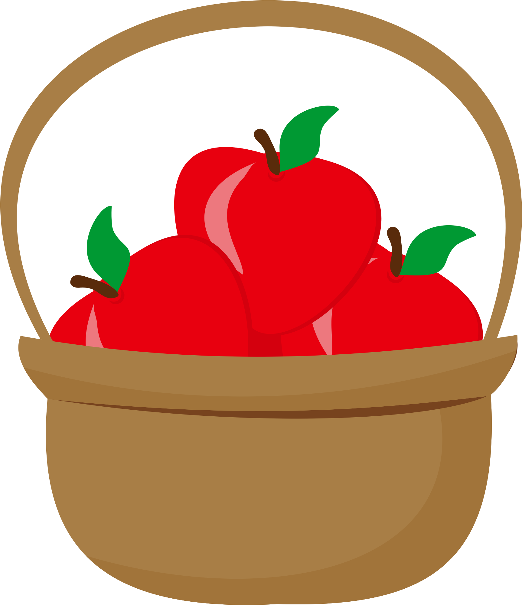 Branca De Neve - Apple Basket Cartoon - Free Transparent PNG Clipart Images Download. - Transparent PNG Free Download
