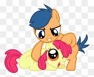 Kerosenecanine 246 40 [mlp] Two Friends Playing By - Mlp Apple Bloom Ships - Free Transparent PNG Clipart Images Download. - Transparent PNG Free Download