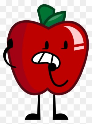 Apple, Labeled The Forgettable, Is A Female Contestant - Inanimate Insanity Apple - Free Transparent PNG Clipart Images Download. - Transparent PNG Free Download