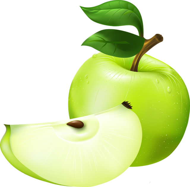 Green Apple Clipart - Green Apple Png - Free Transparent PNG Clipart Images Download. - Transparent PNG Free Download