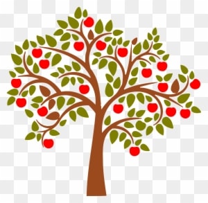 Apple Clipart Tre - Apple Tree Vector Png - Free Transparent PNG Clipart Images Download. - Transparent PNG Free Download