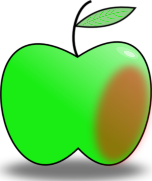 Simple Apple - Free Transparent PNG Clipart Images Download. - Transparent PNG Free Download