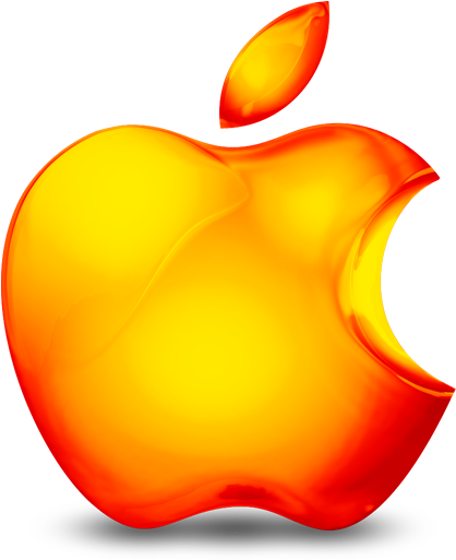Logo Apples Clipart - Apple Logo Orange - Free Transparent PNG Clipart Images Download. - Transparent PNG Free Download