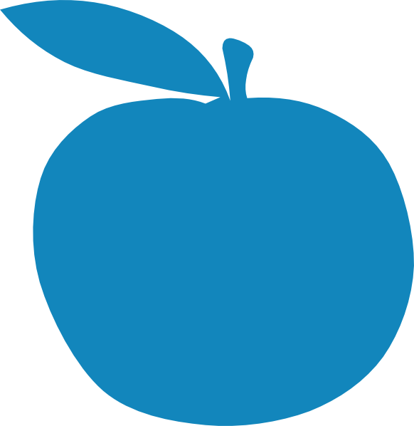 Apple Clip Art - Blue Apple Clipart - Free Transparent PNG Clipart Images Download. - Transparent PNG Free Download