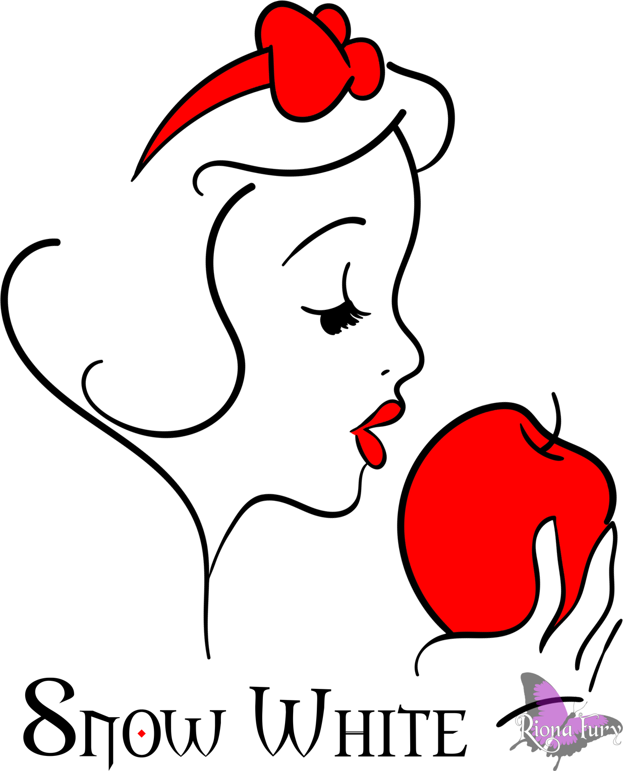 Apple Clipart Snow White - Snow White Apple Clipart - Free Transparent PNG Clipart Images Download. - Transparent PNG Free Download