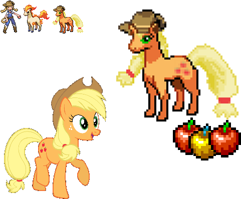 “ I Plan To Make The Mane Six So I Started With Applejack - My Little Pony Apple Jack - Free Transparent PNG Clipart Images Download. - Transparent PNG Free Download