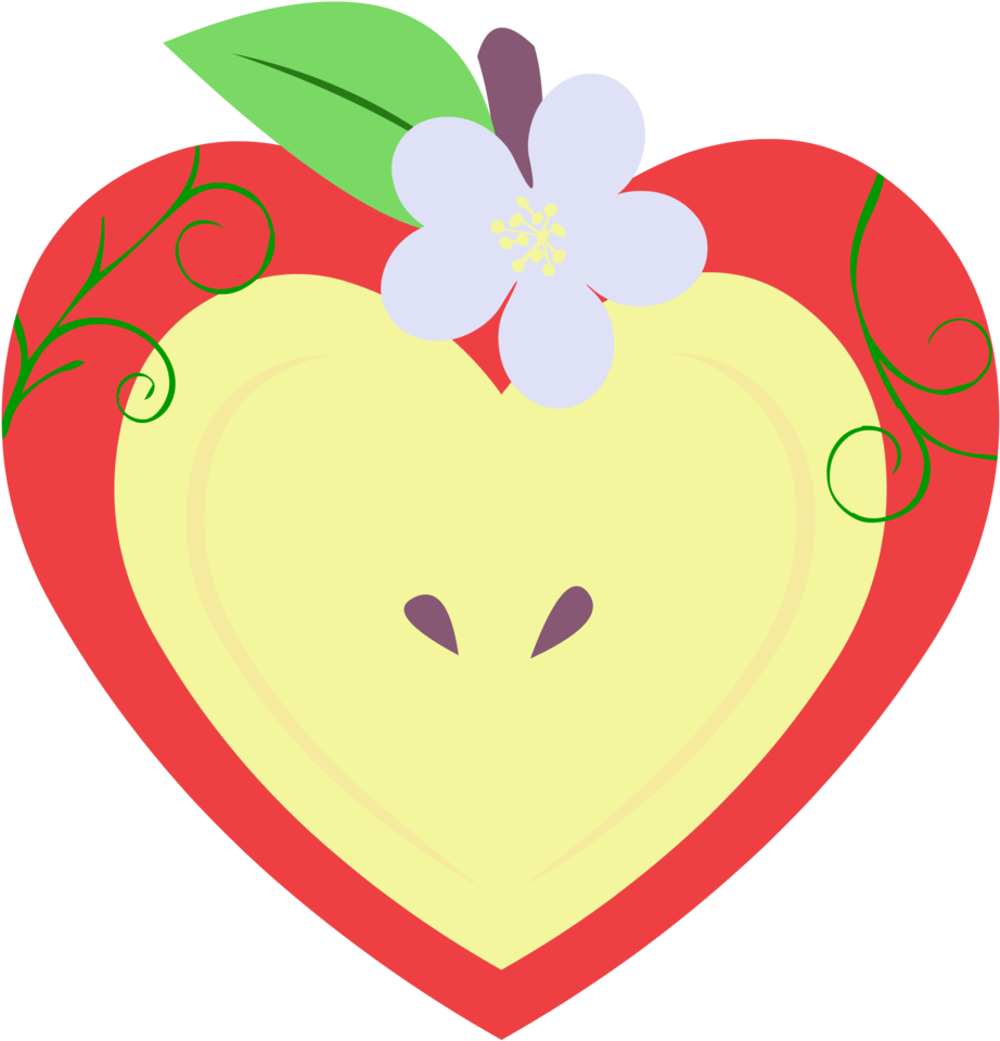 My Little Pony Apple Blooms Real Cutie Mark - Mlp Apple Bloom's Cutie Mark - Free Transparent PNG Clipart Images Download. - Transparent PNG Free Download