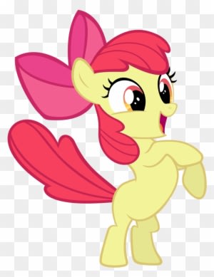 Image - My Little Pony Apple Bloom Happy - Free Transparent PNG Clipart Images Download. - Transparent PNG Free Download