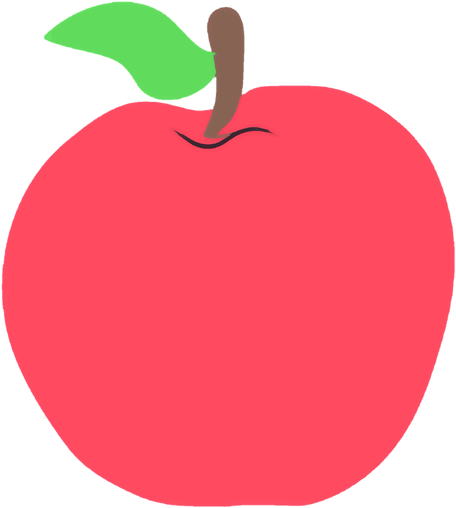 School Apple Clipart - Apple Illustration Png - Free Transparent PNG Clipart Images Download. - Transparent PNG Free Download