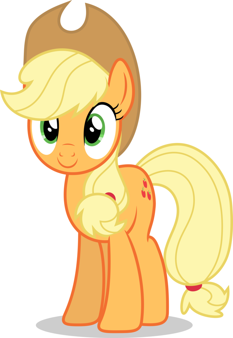 Mlp Fim Applejack Vector By Luckreza8 - Apple Jack - Free Transparent PNG Clipart Images Download. - Transparent PNG Free Download