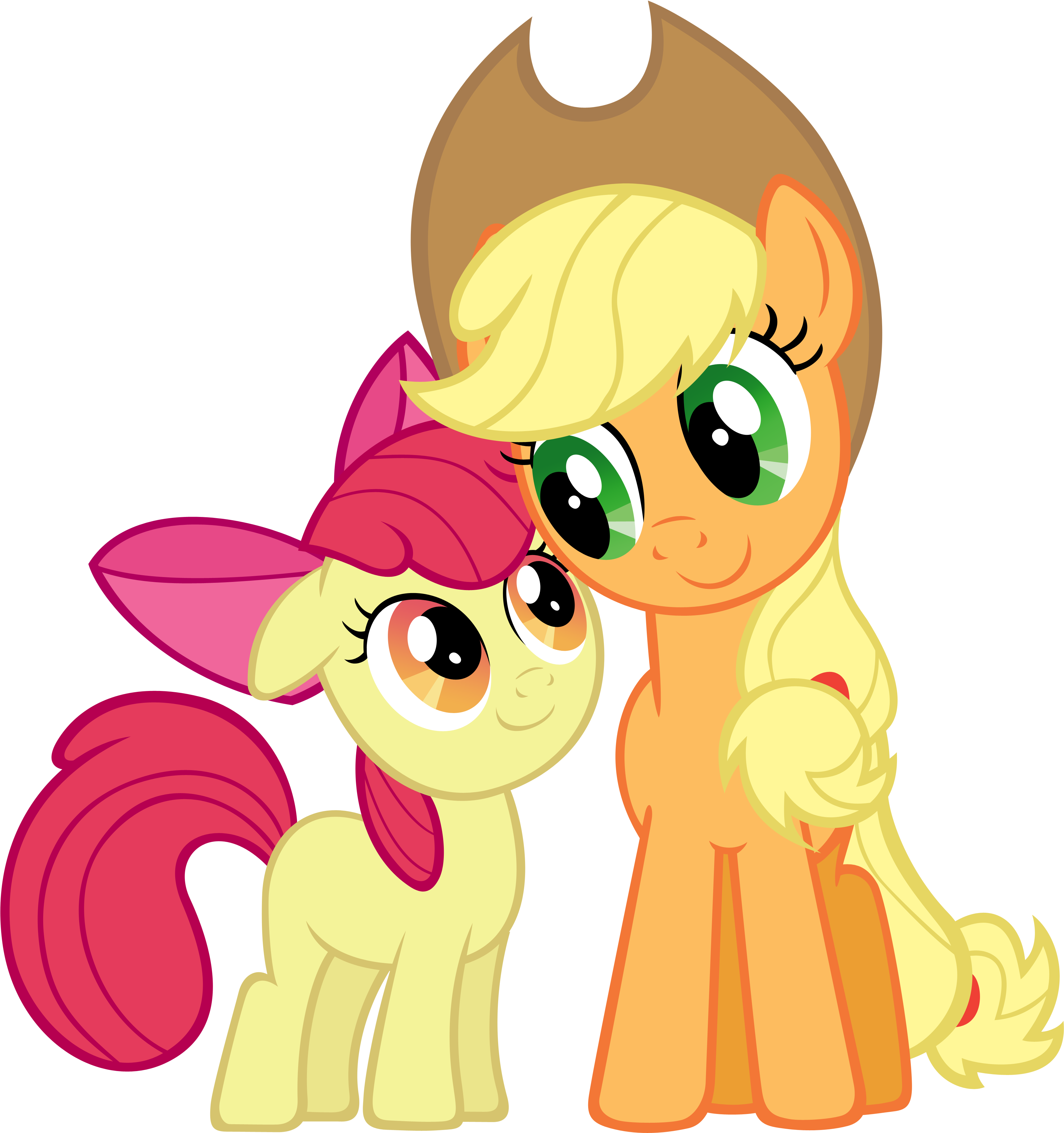 Applejack And Apple Bloom By Stabzor Applejack And - Apple Bloom Apple Jack My Little Pony - Free Transparent PNG Clipart Images Download. - Transparent PNG Free Download