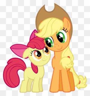 Applejack And Apple Bloom By Stabzor Applejack And - Apple Bloom Apple Jack My Little Pony - Free Transparent PNG Clipart Images Download. - Transparent PNG Free Download