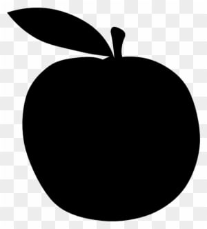 Apple Black Svg Clip Arts 540 X 599 Px - Black And White Apple Clipart Png - Free Transparent PNG Clipart Images Download. - Transparent PNG Free Download