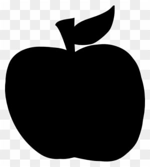 Clipart Svg - Apple Png Black And White - Free Transparent PNG Clipart Images Download. - Transparent PNG Free Download
