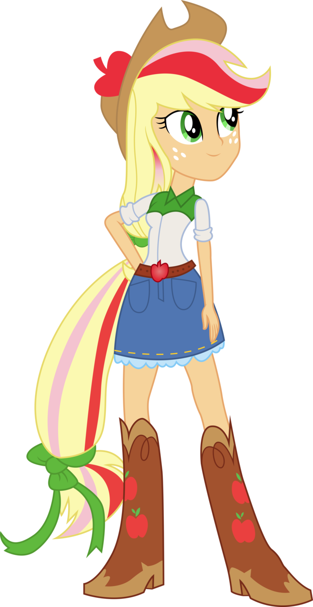 My Little Pony Equestria Girl Rainbow Dash And Applejack - My Little Pony Equestria Girls Apple Jack - Free Transparent PNG Clipart Images Download. - Transparent PNG Free Download