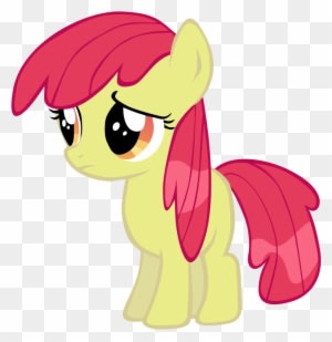 Safe, Simple Background, Solo, Transparent Background, - Apple Bloom Mlp Sad - Free Transparent PNG Clipart Images Download. - Transparent PNG Free Download