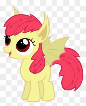 Bloombat - My Little Pony Apple Bloom Bat - Free Transparent PNG Clipart Images Download. - Transparent PNG Free Download