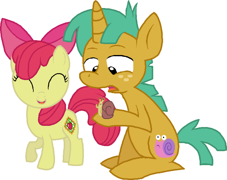 Hello Mister Snail, How Are You By Starryoak - Mlp Apple Bloom Ships - Free Transparent PNG Clipart Images Download. - Transparent PNG Free Download