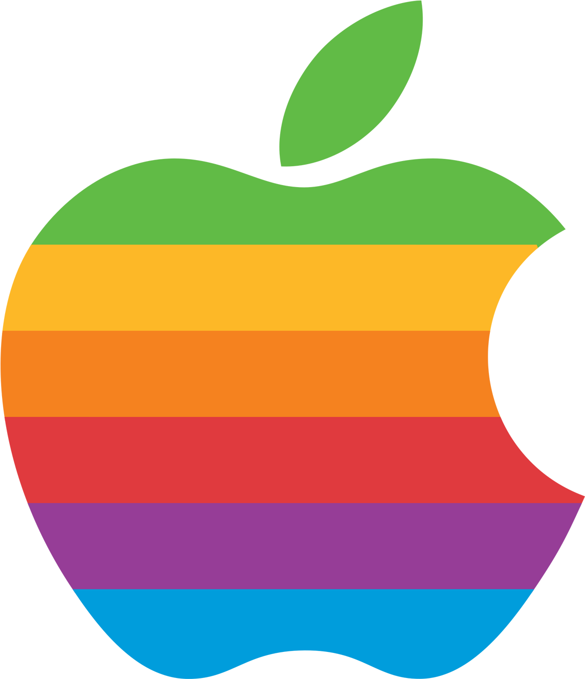 Computer Logo - Rainbow Apple Logo Png - Free Transparent PNG Clipart Images Download. - Transparent PNG Free Download