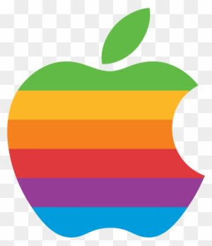 Computer Logo - Rainbow Apple Logo Png - Free Transparent PNG Clipart Images Download. - Transparent PNG Free Download