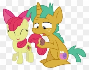 Hello Mister Snail, How Are You By Starryoak - Mlp Apple Bloom Ships - Free Transparent PNG Clipart Images Download. - Transparent PNG Free Download