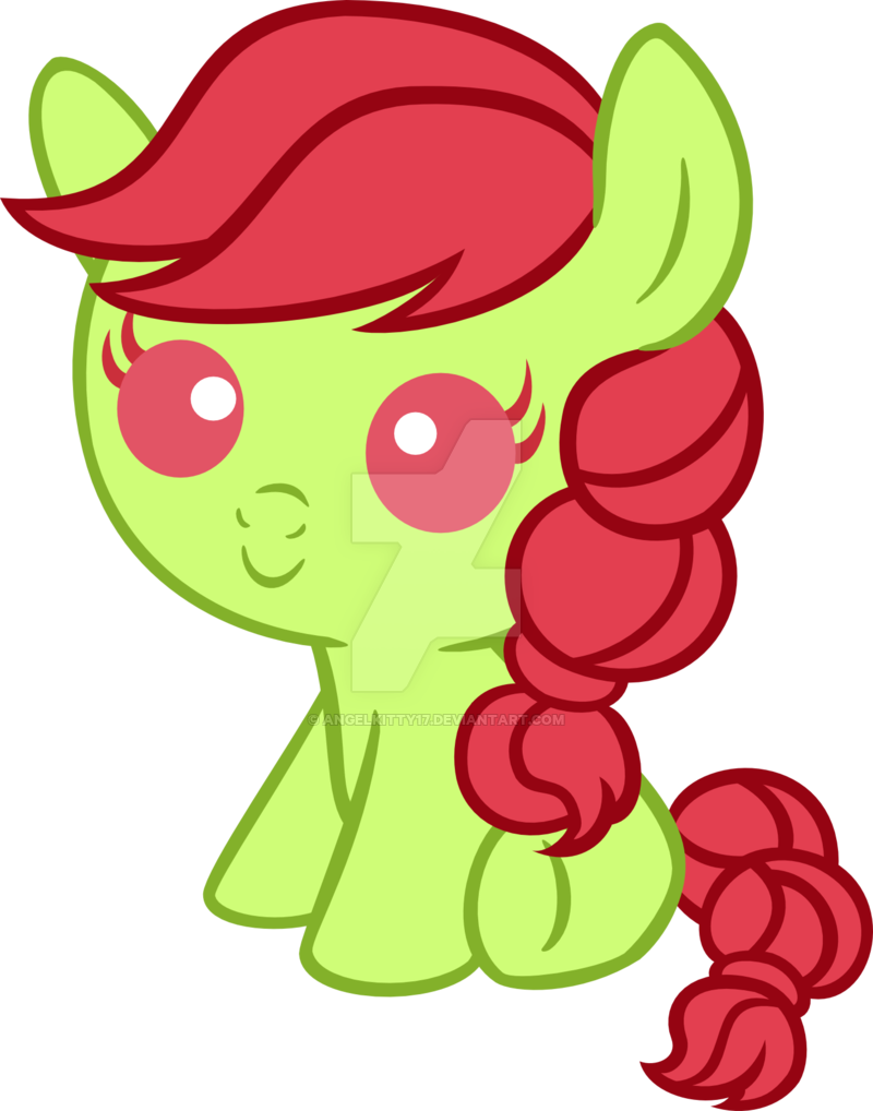 Baby Appletaffy By Angelkitty17 Mlp - Mlp Apple Baby - Free Transparent PNG Clipart Images Download. - Transparent PNG Free Download