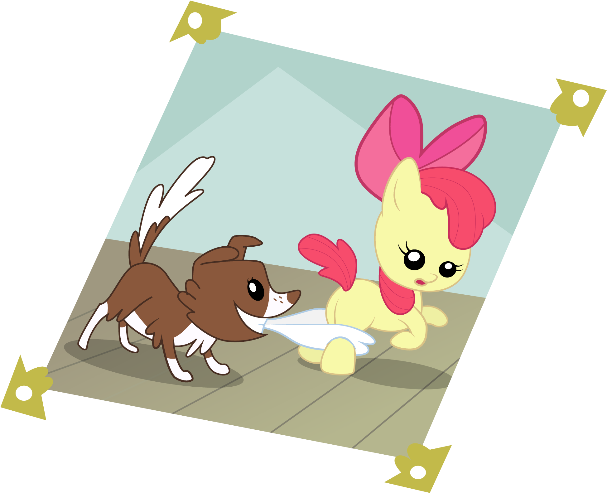 My Little Pony Friendship Is Magic Baby Apple Bloom - My Little Pony Baby Apple Bloom - Free Transparent PNG Clipart Images Download. - Transparent PNG Free Download