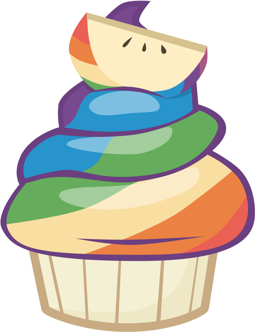 Zapapple Cupcake By Atnezau Zapapple Cupcake By Atnezau - Zap Apple Cutie Mark - Free Transparent PNG Clipart Images Download. - Transparent PNG Free Download