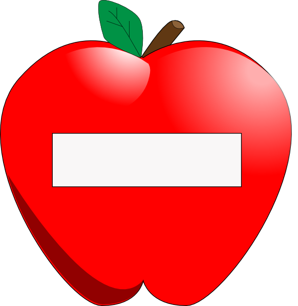 Apple Name Tag Clip Art At Clker - Apple Name Tags Printable - Free Transparent PNG Clipart Images Download. - Transparent PNG Free Download