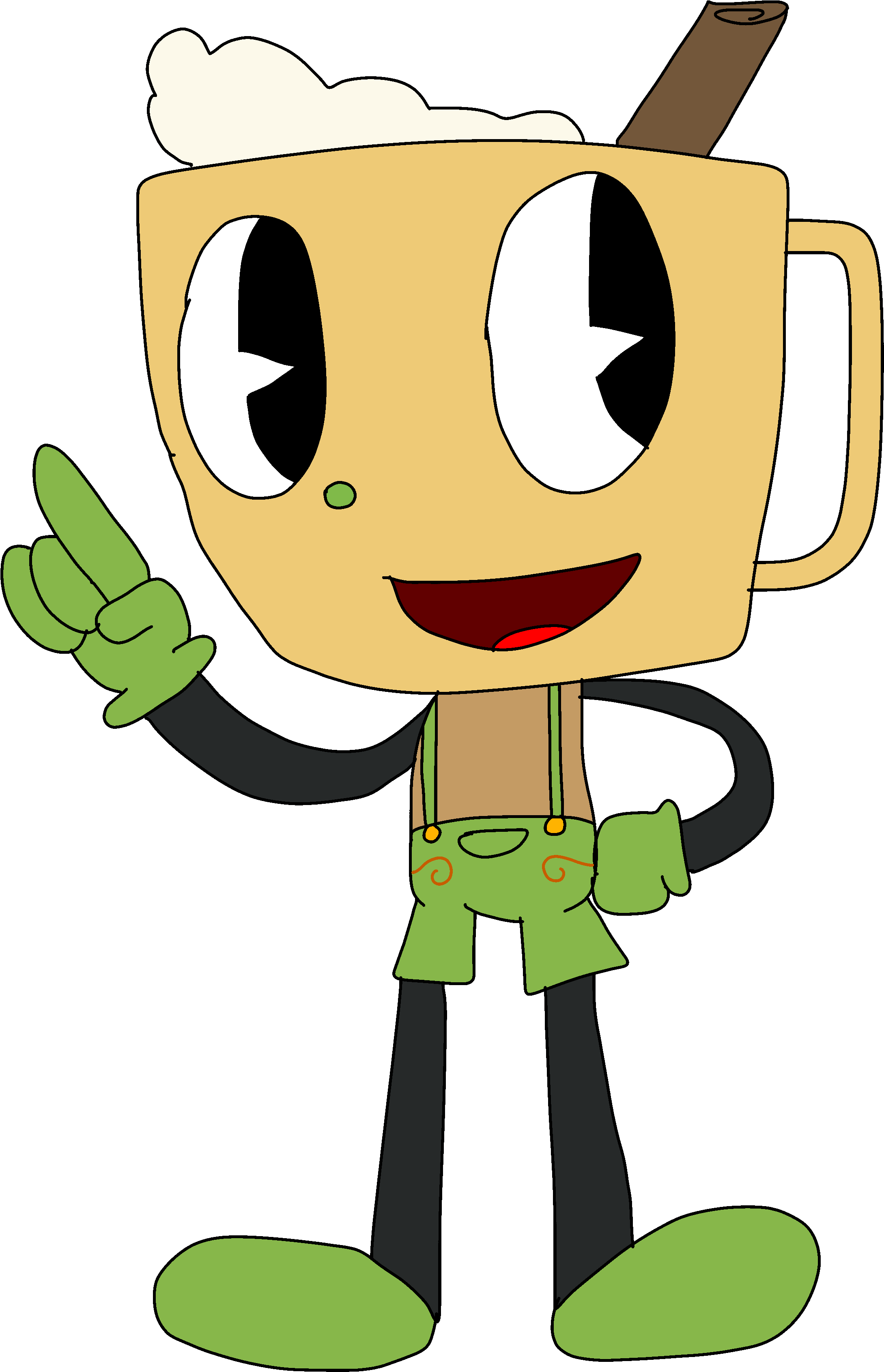 Cuphead Oc ~ Alfie The Apple Cider By Joethegreatfox - Apple Cider - Free Transparent PNG Clipart Images Download. - Transparent PNG Free Download
