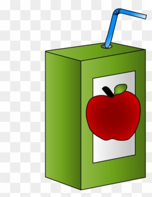 School Apple Juice Carton - Clipart Apple Juice Box - Free Transparent PNG Clipart Images Download. - Transparent PNG Free Download