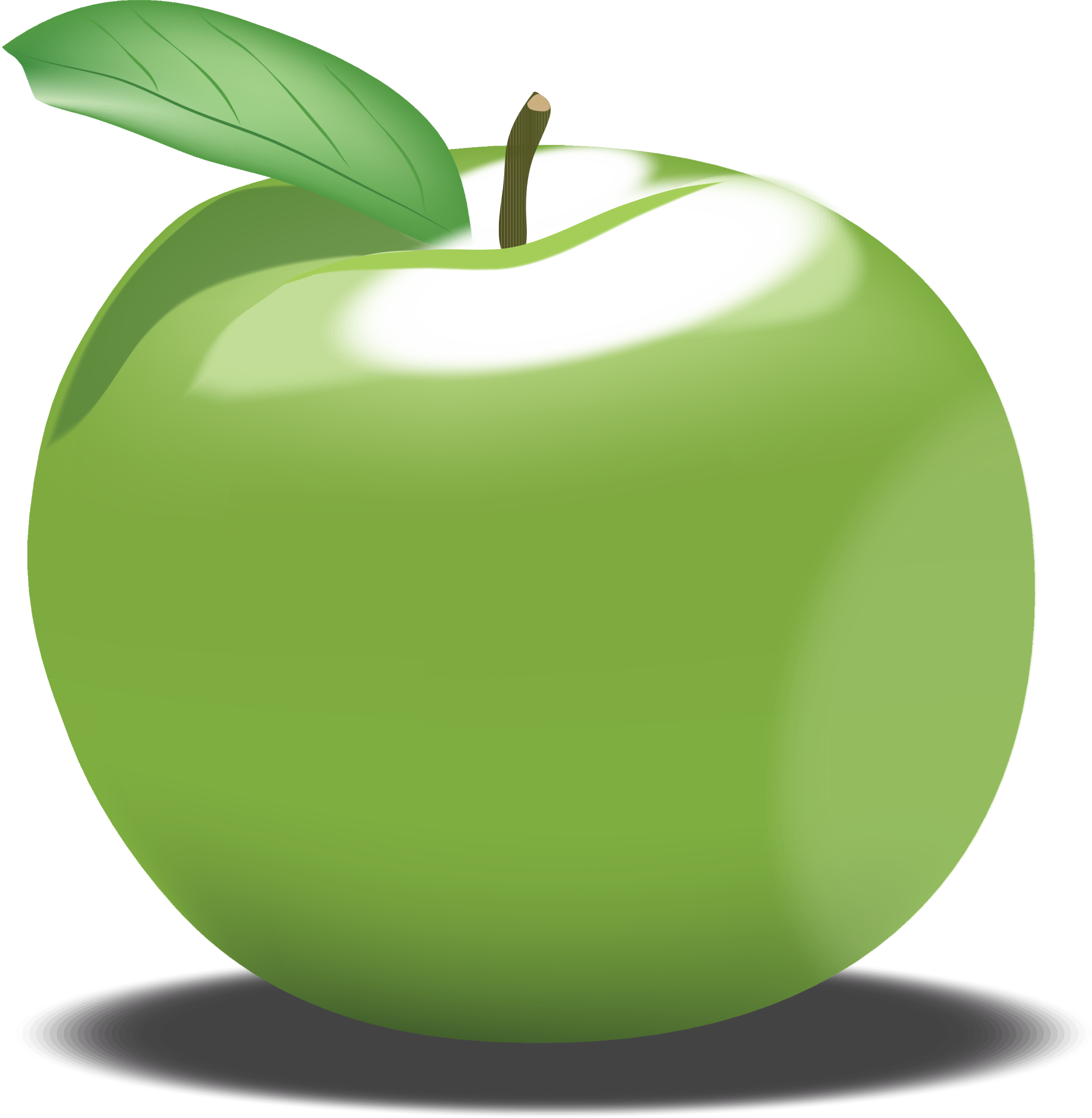 Green Apple - Green Apple Clipart - Free Transparent PNG Clipart Images Download. - Transparent PNG Free Download