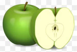 Big Image - Apple Cut In Half Clipart - Free Transparent PNG Clipart Images Download. - Transparent PNG Free Download
