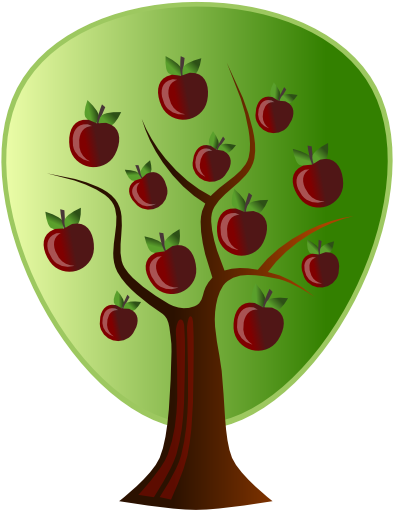 Abstract Crops Apple Tree Clipartsy - Apple Tree Vector Png - Free Transparent PNG Clipart Images Download. - Transparent PNG Free Download