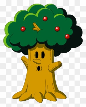 The Forest King First Appeared In Kirby's Dream Land - Apple Tree Clipart With A Face - Free Transparent PNG Clipart Images Download. - Transparent PNG Free Download